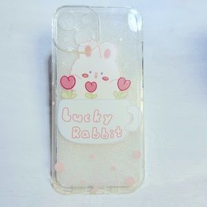 Lucky Rabbit I phone 14 jelly case